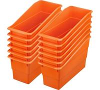 Really Good Stuff 160103OR - Supporti per libri e raccoglitori resistenti, confezione da 12