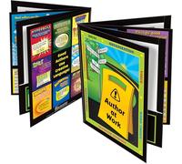 Really Good Stuff Author at Work 4-Pocket cartelle - Set di 12