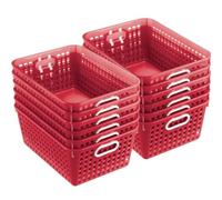 Really Good Stuff Cestini multiuso, 33 x 25,4 cm, colori singoli, confezione da 12