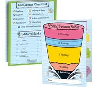 Really Good Stuff First, Next, Then Illustrated - 3 cartelle per la scrittura tascabile, set di 12