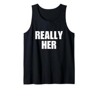 Really Her Shirt Y2K Aesthetic Retro Vibe 2000s Teen Girl Canotta