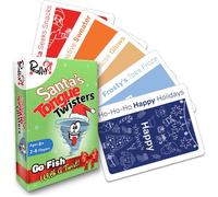 Really? Juego de cartas de Santa's Tongue Twisters, juegos de Navidad para fami