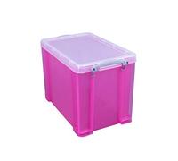 Really Useful Box 19 litri trasparente brillante rosa