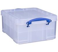Really Useful Box 21 litri con 2 vassoio portaoggetti, colore: trasparente