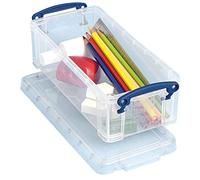 Really Useful Box con capacità di Really Useful trasparente, Plastica, Clear, 0.9