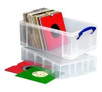 REALLY USEFUL Contenitore 230 Dischi 45 Giri/CD/DVD - PVC Antiurto, Chiudibile