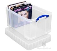 REALLY USEFUL - Box LP 12" per 140 vinili - Robusto in PVC Trasparente