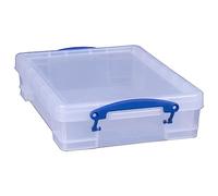 Really Useful Boxes 4C - Scatola per archivio, 4 litri, Trasparente