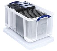 Really Useful - Contenitore in plastica trasparente, 48 litri