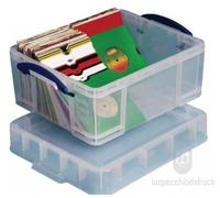 REALLY USEFUL - Contenitore PVC 230 Dischi 45 Giri/CD/DVD - Antiurto, Chiudibil