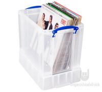 REALLY USEFUL Contenitore Vinili LP 12" PVC - 50 Dischi Chiudibile Impilabile