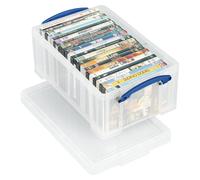 Really Useful Plastic Storage Box 9 Litre Clear 1 9 L Clear