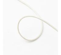 Realm Cordoncino di cotone cerato, per bracciali, collane, gioielli, macramè Shamballa, 1 mm, naturale, 5 m