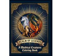Realm of Legends: A Mythical Creatures Coloring Book for Adults - Unicorns, Dragons, Griffins, Phoenixes & More | 30 Gothic-Inspired Designs
