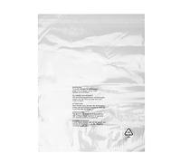 Realm - Sacchetti autosigillanti in plastica trasparente, con avvertimento di sicurezza, varie misure, confezione da 30,5 x 38,1 cm, confezione da 100