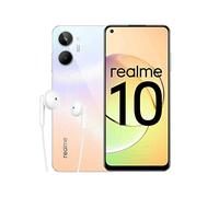 realme 10-8+128GB smartphone, Display Super AMOLED da 90 Hz, Fotocamera a colori AI da 50 MP, Chipset Helio G99, Batteria massiva da 5.000 mAh, Ricarica SUPERVOOC da 33 W, Bianco, Versione Italiana