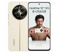 realme 12+ 5G Smartphone 8+256 GB con NFC, doppia scheda SIM, Chipset Dimensity 7050 5G, Display AMOLED fino a 120 Hz, Smart Touch antipioggia, SUPERVOOC fino a 67W, Beige (senza adattatore)