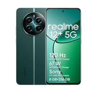 realme 12+ 5G Smartphone 8+256 GB con NFC, Sony LYT-600 OIS, Chipset Dimensity 7050 5G, Display AMOLED da 120 Hz, Smart Touch antipioggia, SUPERVOOC da 67 W, Pioneer Green(no adapter)