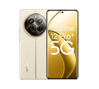 realme 12 Pro+ 5G Smartphone 12+512GB, Fotocamera Sony IMX890 OIS Zoom ottico 3X, Snapdragon 7s Gen 2, Display curvo Vision da 6,7" a 120Hz, Ricarica SUPERVOOC da 67W, Batteria da 5.000mAh, beige