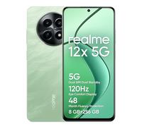 realme 12x 16,9 cm (6.67") Double SIM Android 14 5G USB Type-C 8 Go 256 Go 5000 mAh Vert