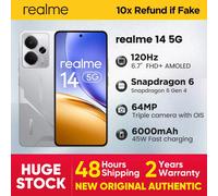 Realme 14 5G Smartphone Snapdragon®6 Gen 4 Chipset 6000mAh batteria 45W carica 6.67 "120Hz Display AMOLED IP69 8GB 256GB Pink