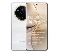 realme 14 Pro 5G Smartphone 12+512 GB Telefono Mobile, Processore Dimensity 7300, Batteria 5130mAh Ricarica Rapida 45W, 120Hz 6.77" OLED Display, Fotocamera Tripla da 50MP OIS, Bianco (con Adattatore)