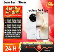 realme 14 Pro+ Smartphone 5g, 8+256GB, Grigio, fotocamera Sony OIS Periscopica 3X, design che cambia colore sensibile al freddo, IP66/68/69, display da 120Hz, esclusiva Amazon,Nessun adattatore