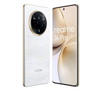 realme 14 Pro 5G Smartphone con fotocamera OIS da 50MP, Dimensity 7300 5G, display OLED da 6,77'' 120Hz, batteria da 5000mAh, ricarica rapida da 45W, NFC 8+256GB - Bianco