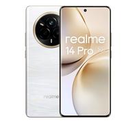realme 14 Pro 5G Smartphone,Dimensity 7300 5G,Fotocamera 50 MP IMX882 OIS,120Hz 6.77" FHD+ Display,8GB+256GB Telefono,Batteria da 5260 mAh,Dual SIM Android 15,NFC IP69,Senza Adattatore,Bianco