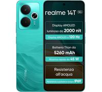 Realme 14T 5G Smartphone 8+256GB, Chipset Dimensity 6300, Display Esports AMOLED