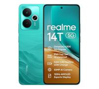 realme 14T 5G Smartphone 8+256GB, Verde Surf, Schermo 6.67 pollici, Refresco a 120Hz, Batteria 5260mAh, Fotocamera 50MP, MediaTek Dimensity 6300, Protezione ArmorShell, IP69