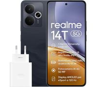 Realme 14T Telefono Cellulare 5G, 8+256GB, Dual SIM, Chipset 5G Dimensity 6300,