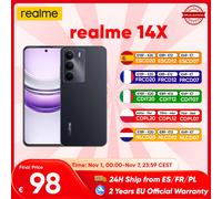 realme 14x Smartphone Dimensity 6300 5G 6.67'' 120Hz Display comfort oculare Batteria 5000mAh Fotocamera 50MP Al Versione globale