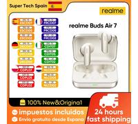 realme Buds Air 7 Auricolare wireless Bluetooth 52dB Cancellazione attiva intelligente del rumore 52H Lunga durata IP55 BT5.4 LHDC5.0 SBC ACC Moss Green