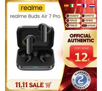 Realme Buds Air 7 Pro 50dB Ultra ANC 48H Riproduzione audio spaziale 45 ms Bassa latenza AI ENC Doppia connessione Comfort Fit Glory Beige 24h Ship