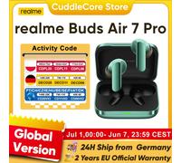 realme Buds Air 7 Pro Auricolari Bluetooth Versione Globale per realme 16 pro plus realme GT 8 Pro 48 Ore di Autonomia Hi-Res 53dB