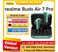 realme Buds Air 7 Pro Auricolari Bluetooth Versione Globale per realme 16 pro plus realme GT 8 Pro 48 Ore di Autonomia Hi-Res 53dB