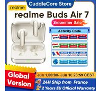 Realme Buds Air 7 senza Bluetooth, auricolari con batteria a lunga durata (52 ore), compatibili con Realme GT7 Pro 16 Pro Plus