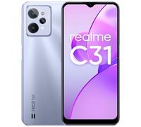 REALME - C31 32 GB 3 GB RAM Dual Sim Display 6.5 pollici HD+ Slot Micro SD Fotocamera 13 Mpx Android Argento