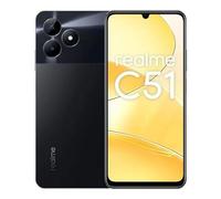 realme C51 6GB + 256GB Storage Upto 8GB Dynamic RAM ,7.99 mm Stylish Glittery Design ,5000mAh Battery 33W SUPERVOOC ,Nero