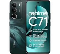 realme C71 5G Smartphone, 6+128GB Forest Owl - Batteria Titan 6000 mAh, ricarica rapida 45 W, schermo AMOLED 120 Hz Comfort visivo, IP54, protezione ArmorShell, Octa-Core T7250, AI Experience