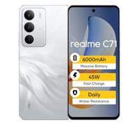 realme C71 Smartphone 6+128GB,Display da 6,67'' 120hz,Batteria 6000mAh,Chipset UNlSOc T7250,Fotocamera AI da 50 MP,Supporto per schede SD,Blanco