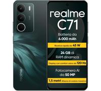 Realme C71 Smartphone 8+256 GB, Batteria Da 6.000 Mah, Ricarica Rapida Da 45 W,