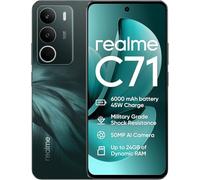 realme C71 Smartphone 8+256GB, Batteria 6000mAH, Ricarica Veloce 45W, Fotocamera 50MP AI, Chipset Octa-Core, Display 6.67'' 120Hz Eye Comfort, IP54 (Senza Caricatore) - Verde