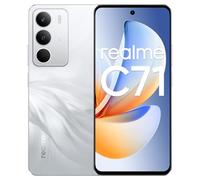 realme C71 Smartphone 8+256GB, Cellulare 4G, Fotocamera da 50MP, Display da 6,67" a 120Hz, Batteria Capiente da 6000mAh, Resistenza Agli Urti di Livello Militare, NFC, Cigno Bianco, Senza Adattatore