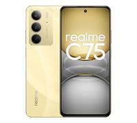 realme C75 4G 8+256 GB Smartphone, Batteria 5828mAh con Ricarica Rapida 45W, Fotocamera Principale 50MP Fliker, Mobile 5G Dual SIM, Display 6.6" HD LCD 90Hz, Colore Oro