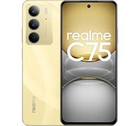 realme C75 Smartphone 8+256GB, Resistenza Ultra alla Polvere e all'Acqua IP69, Vetro ArmorShell, Batteria 6000mAh, Fotocamera con AI da 50 MP, Display da 6,72" con 90 Hz, Oro (nessun adattatore)