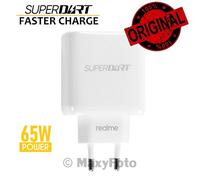 REALME CARICABATTERIE RICAMBIO ORIGINAL USB VCA7JAEH 65W SUPERDART WHITE 78D37BA