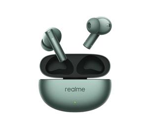 realme Cuffie wireless Buds Air 6, Hi-Res Professional, 12.4mm Deep Bass Driver, 50dB Smart Active Noise Cancellation, Up to 40 hours of playback， Forest Green