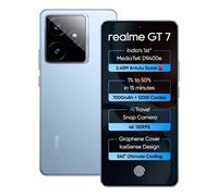 realme GT 7 IceSense Blue 12 GB + 512 GB 1a versione globale MediaTek Dimensi...